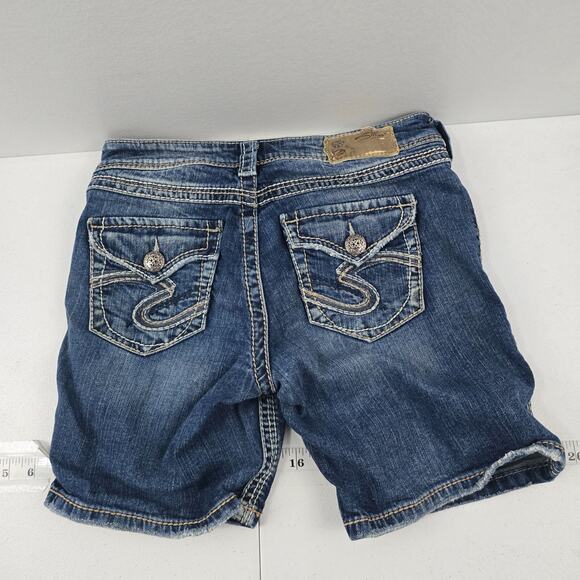 Silver Suki surplus shorts womens size 26 denim 5546 - Picture 2 of 11